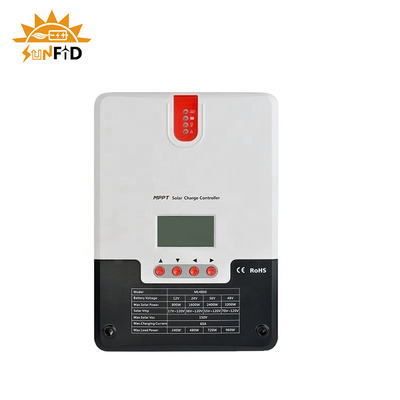 60A 12V পাওয়ারওয়াল লিথিয়াম ব্যাটারি 24V 48V LCD সোলার এনার্জি কন্ট্রোলার TTL RS485 BT