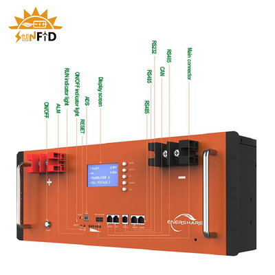 হোম সোলার সিস্টেমের জন্য 10kwh 400ah ব্যাটারি স্টোরেজ Lifepo4 300ah সোলার প্যানেল স্টোরেজ সিস্টেম