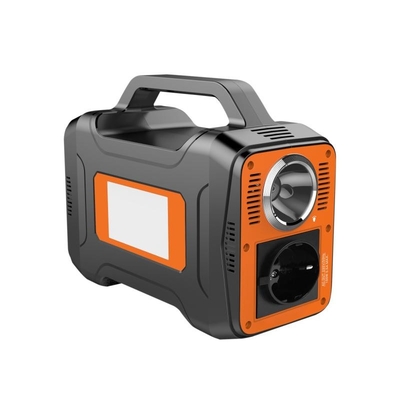 100W আউটডোর পোর্টেবল পাওয়ার স্টেশন 100V, 110V পোর্টেবল লিথিয়াম ব্যাটারি মোবাইল পাওয়ার স্টেশন