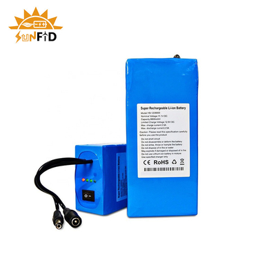 12V 20Ah রিচার্জেবল লিথিয়াম ব্যাটারি প্যাক 18650 সোলার পাওয়ার সিস্টেম এলইডি প্যানেল লাইটের জন্য