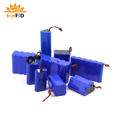 18650 রিচার্জেবল লিথিয়াম ব্যাটারি প্যাক 3.7V 15.6Ah 1S6P সুরক্ষিত