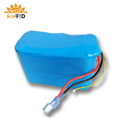 25.6v 6Ah রিচার্জেবল লিথিয়াম ব্যাটারি প্যাক 8S1P সোলার LED লাইটিং লাইফপিও4 ব্যাটারি প্যাক