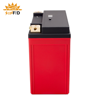 রিচার্জেবল মোটরসাইকেল লিথিয়াম ব্যাটারি 12V 6ah বিএমএস 7-এ স্টার্ট স্টপ ব্যাটারির সাথে