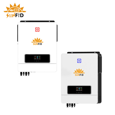 হোম এনার্জি স্টোরেজ সিস্টেমের জন্য 10KW হাইব্রিড পিওর সাইন ওয়েভ সোলার ইনভার্টার