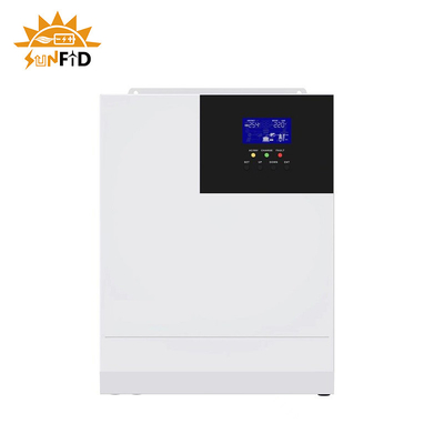 60A সোলার চার্জ কন্ট্রোলার সহ 3KW পাওয়ারওয়াল লিথিয়াম ব্যাটারি MPPT অফ গ্রিড সোলার ইনভার্টার