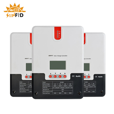 60A 12V পাওয়ারওয়াল লিথিয়াম ব্যাটারি 24V 48V LCD সোলার এনার্জি কন্ট্রোলার TTL RS485 BT