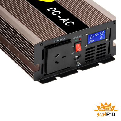 12V ভোল্ট 2000w বিশুদ্ধ সাইন ওয়েভ পাওয়ার ইনভার্টার DC থেকে AC 110V 220V