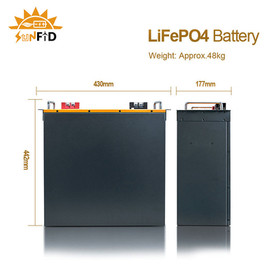 হোম সোলার সিস্টেমের জন্য 10kwh 400ah ব্যাটারি স্টোরেজ Lifepo4 300ah সোলার প্যানেল স্টোরেজ সিস্টেম