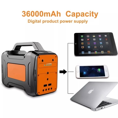 100W আউটডোর পোর্টেবল পাওয়ার স্টেশন 100V, 110V পোর্টেবল লিথিয়াম ব্যাটারি মোবাইল পাওয়ার স্টেশন