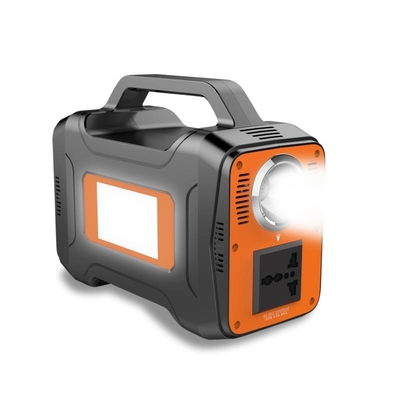 100W আউটডোর পোর্টেবল পাওয়ার স্টেশন 100V, 110V পোর্টেবল লিথিয়াম ব্যাটারি মোবাইল পাওয়ার স্টেশন