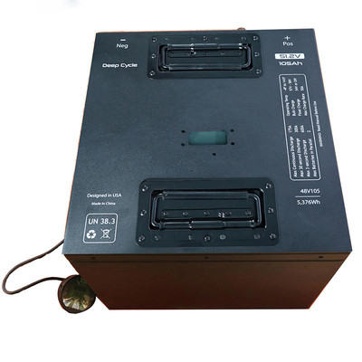 Lifepo4 গল্ফ কার্ট লিথিয়াম ব্যাটারি প্যাক 48V 100AH ​​105AH 200AH যোগাযোগের সাথে