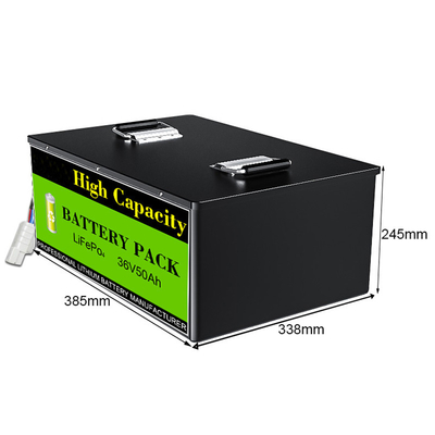 Lifepo4 SLA প্রতিস্থাপন 36V 50Ah 12s1p LifePO4 ব্যাটারি কাস্টমাইজড গল্ফ কার, ই-বাইক, ই-স্কুটার BMS