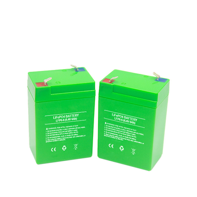 LifePO4 SLA রিপ্লেসমেন্ট ব্যাটারি 6.4V 6Ah ডিপ সাইকেল পাওয়ার মোটরসাইকেল LifePO4 ব্যাটারি