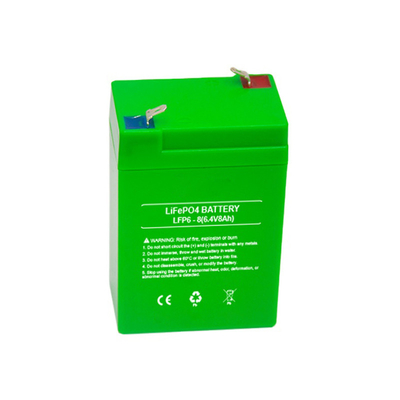 LifePO4 SLA রিপ্লেসমেন্ট ব্যাটারি 6.4V 8Ah লং সাইকেললাইফ ব্যাটারি ই-স্কুটার LifePO4 ব্যাটারি