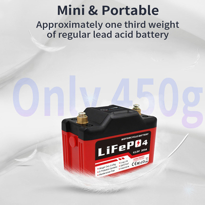 LifePO4 SLA প্রতিস্থাপন 12.8V 2Ah খেলনা-কার / মোটরসাইকেল স্টার্ট লিথিয়াম ব্যাটারি