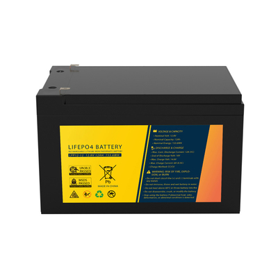 12Ah Lifepo4 SLA রিপ্লেসমেন্ট 12.8V রিচার্জেবল লিথিয়াম ব্যাটারি প্যাক গল্ফ ট্রলির জন্য