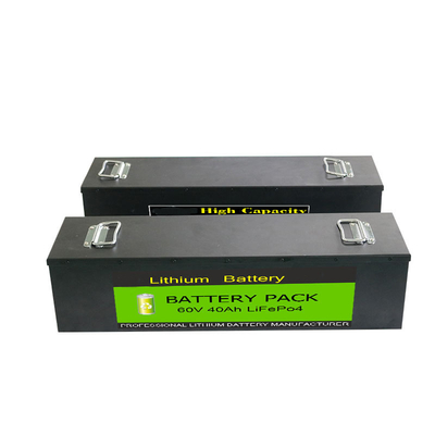 সৌর ব্যাকআপ পাওয়ার ট্রলিং মোটরের জন্য 60V 40Ah রক্ষণাবেক্ষণ ফ্রি রিচার্জেবল ব্যাটারি