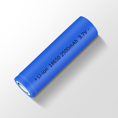 2500mAh Lifepo4 ব্যাটারি সেল 25R রিচার্জেবল 3.7V নলাকার 18650