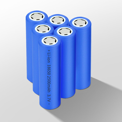2500mAh Lifepo4 ব্যাটারি সেল 25R রিচার্জেবল 3.7V নলাকার 18650
