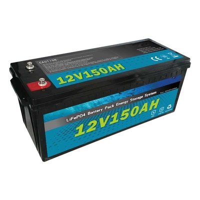 ক্যাম্পার ভ্যান 12V 150AH RV সোলার এনার্জি স্টোরেজ সিস্টেমের জন্য Lifepo4 অবসর ব্যাটারি