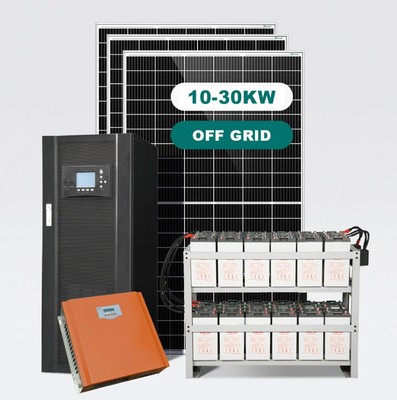 হাইব্রিড অফ গ্রিড সোলার পাওয়ার সিস্টেম 3KW 5KW 8KW 10KW ব্যাটারি সহ