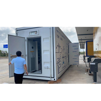 0.5MW অন গ্রিড অফ গ্রিড সোলার সিস্টেম 1MWH ESS কন্টেইনার Lifepo4 IP65 আউটডোর