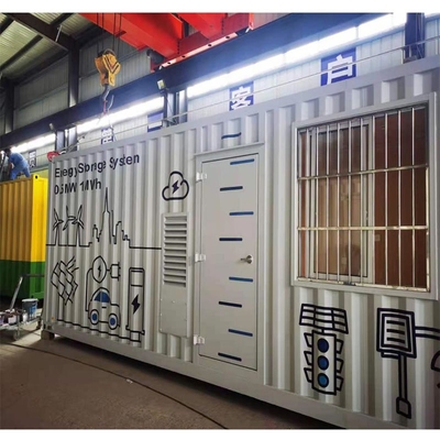 0.5MW অন গ্রিড অফ গ্রিড সোলার সিস্টেম 1MWH ESS কন্টেইনার Lifepo4 IP65 আউটডোর